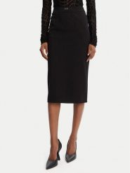 Versace Jeans Couture Spódnica ołówkowa 79HAE807 J0092 Czarny Slim Fit. Czarne spódniczki damskie Versace Jeans Couture, bez wzorów, z jeansu, ołówkowe. Za 759.99 zł.