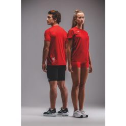 Obcisłe czarne juniorskie spodenki sprinterskie Erima T&F Wings. Czarne szorty damskie 55PROTEC, bez wzorów, z dresówki. Za 235.99 zł.