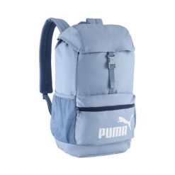 Plecak Phase z wypukłą klapą 20 l PUMA. Niebieskie plecaki damskie Puma, bez wzorów, sportowe. Za 139.00 zł.