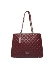 Nine West Torebka CEO-IDAHO-I-LDA8005 Bordowy. Czerwone torebki klasyczne damskie Nine West, bez wzorów, z materiału, bez dodatków. Za 299.99 zł.