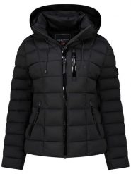 Geographical Norway Kurtka pikowana "Bastia" w kolorze czarnym rozmiar: 3XL. Czarne kurtki damskie Geographical Norway, xl, bez wzorów, bez kaptura. Za 230.59 zł.