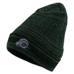 Czapka zimowa z lekką polarową podszewką. Czarne czapki męskie GUGGEN MOUNTAIN, na zimę, bez wzorów, z dzianiny, eleganckie. W wyprzedaży za 149.48 zł.