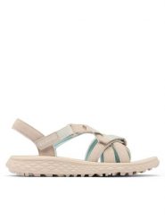 Columbia Sandały Konos Esla 2149711 Beżowy. Brązowe obuwie trekkingowe damskie Columbia, bez wzorów, z materiału, bez obcasa. Za 299.99 zł.