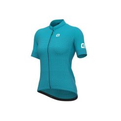 Koszulka rowerowa damska Alé Cycling Solid Level. Niebieskie bluzki sportowe damskie ALÉ CYCLING, m, bez kołnierzyka, bez ramiączek. Za 295.85 zł.