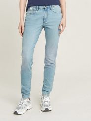 G-Star Dżinsy - Skinny fit - w kolorze błękitnym rozmiar: W25/L32. Niebieskie jeansy damskie G-Star. Za 306.73 zł.