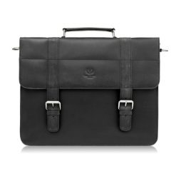 TORBA MĘSKA NA RAMIĘ SKÓRZANA AKTÓWKA VINTAGE CZARNA PAOLO PERUZZI T-99-HBL. Czarne torby na laptopa damskie bez wzorów, z bawełny. Za 419.99 zł.