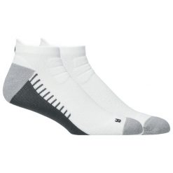 Skarpetki sportowe dla dorosłych Performance Run Ankle Sock. Białe skarpetki damskie Asics, bez wzorów, z elastanu. Za 69.99 zł.