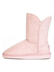 ISLAND BOOT Kozaki zimowe "Adeline" w kolorze jasnoróżowym rozmiar: 37. Różowe kozaki damskie Island Boot, z materiału, bez obcasa. Za 130.99 zł.