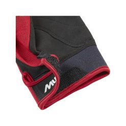 Rękawiczki żeglarskie Essential 2.0 z krótkimi palcami. Czarne rękawiczki męskie Musto, bez wzorów. Za 229.99 zł.