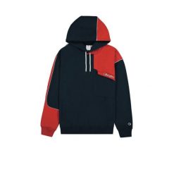 Bluza trekking męska. Niebieskie bluzy z kapturem męskie CHAMPION, l, z bawełny. Za 261.15 zł.