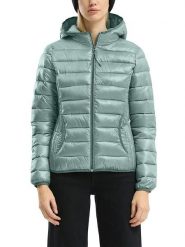 S.Oliver Kurtka pikowana w kolorze turkusowym rozmiar: XL. Niebieskie kurtki damskie S.Oliver, s, bez wzorów, bez kaptura. Za 86.99 zł.