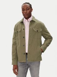 Tommy Hilfiger Kurtka przejściowa MW0MW39634 Zielony Regular Fit. Zielone kurtki męskie Tommy Hilfiger, l, bez wzorów, z bawełny, bez kaptura. Za 549.99 zł.