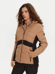Dare2B Kurtka narciarska Glacial DWP602 Beżowy Regular Fit. Brązowe kurtki narciarskie i snowboardowe damskie Dare2B, bez wzorów, z syntetyku, bez kaptura, narciarskie. Za 839.99 zł.