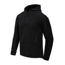 Bluza bushcraft męska Helikon-Tex Range Hoodie. Czarne bluzy bez kaptura męskie HELIKON-TEX, l. Za 261.99 zł.