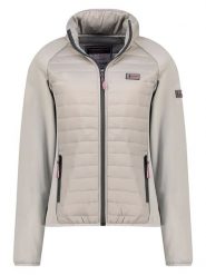 Geographical Norway Kurtka polarowa "Tour" w kolorze szarym rozmiar: L. Szare kurtki damskie Geographical Norway, l, bez wzorów, z polaru, bez kaptura. Za 156.98 zł.