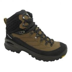Buty trekkingowe męskie Grisport Marrone Scuro Nabuk. Brązowe buty trekkingowe męskie Grisport, z gumy, za kostkę, bez zapięcia, trekkingowe. Za 643.00 zł.