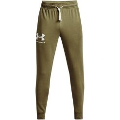 Spodnie Under Armour Terry, Mężczyźni. Białe spodnie sportowe męskie Under Armour, z bawełny. Za 317.00 zł.