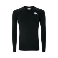 Koszulka z długim rękawem Kappa Vurbat. Czarne bielizna termoaktywna męska Kappa, bez wzorów. Za 197.50 zł.
