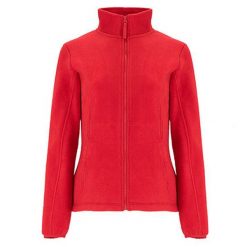 Damska Bluza Polarowa Artic Fleece Jacket. Czerwone bluzy bez kaptura damskie ROLY, xl, z polaru. Za 89.99 zł.