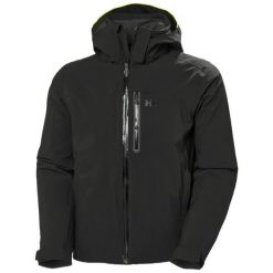 Kurtka narciarska Helly Hansen Swift Stretch. Czarne kurtki narciarskie i snowboardowe damskie Helly Hansen, m, bez wzorów, z elastanu, bez kaptura, narciarskie, primaloft. Za 1,307.50 zł.