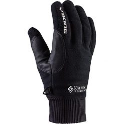 Rękawiczki multifunkcyjne dla dorosłych Viking Solano GORE-TEX. Czarne rękawiczki damskie VIKING, bez wzorów, z gore-texu. Za 125.63 zł.
