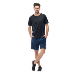 T-shirt Męski Cross The Line Esir. Czarne t-shirty męskie IQ, m, bez wzorów, z elastanu, bez kołnierzyka. Za 107.99 zł.
