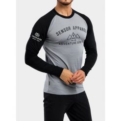 Bluza termoaktywna męska Sensor Merino Active PT Tee L/S. Szare bluzy bez kaptura męskie Sensor, l. Za 339.99 zł.