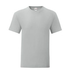 Kultowa Koszulka Unisex Dla Dorosłych. Szare bluzki damskie Fruit of the Loom, s, bez wzorów, sportowe, bez kołnierzyka, bez ramiączek. Za 33.99 zł.