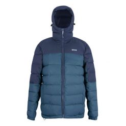 Męska Ocieplana Kurtka Aldthorn. Niebieskie kurtki męskie Regatta, m, bez wzorów, z puchu, sportowe, bez kaptura. Za 226.99 zł.