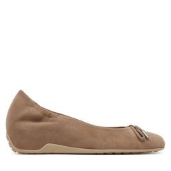 Baleriny HÖGL. Brązowe baleriny damskie HÖGL, bez wzorów, bez obcasa. Za 559.99 zł.