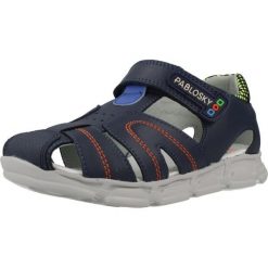 Sandały PABLOSKY 521520P Niebieski. Niebieskie obuwie trekkingowe damskie Pablosky, bez wzorów, z syntetyku, bez obcasa. Za 259.99 zł.