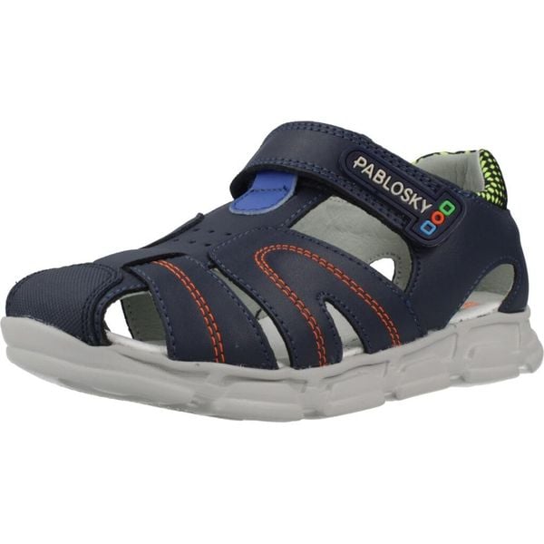 Sandały PABLOSKY 521520P Niebieski. Niebieskie obuwie trekkingowe damskie Pablosky, bez wzorów, z syntetyku, bez obcasa. Za 259.99 zł.