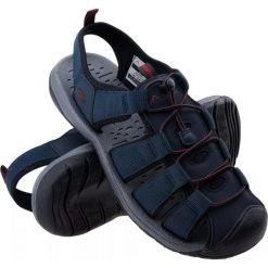 Buty sandały trekkingowe męskie Elbrus Keniser. Niebieskie buty trekkingowe męskie ELBRUS, bez zapięcia, trekkingowe. Za 199.08 zł.