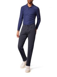 Pierre Cardin Spodnie w kolorze granatowym rozmiar: W33/L30. Niebieskie spodnie materiałowe męskie Pierre Cardin, z aplikacjami, z materiału, klasyczne. Za 189.95 zł.