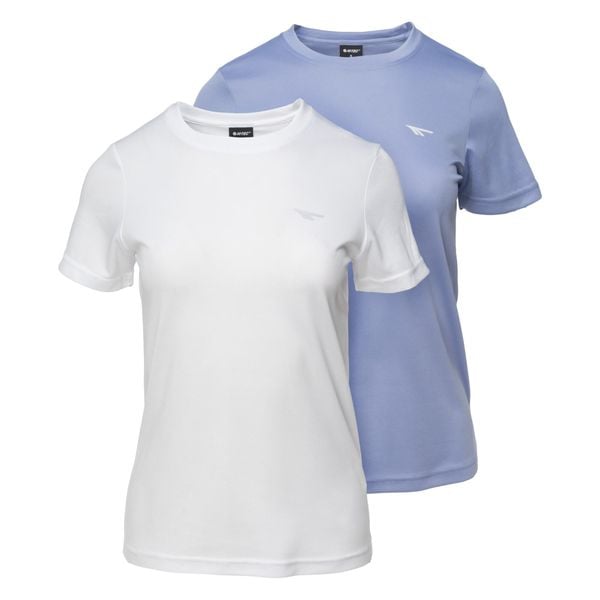 T-shirt Damski Jodin 2pak. Białe t-shirty damskie Hi-tec, bez wzorów, bez kołnierzyka. Za 82.99 zł.