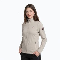 Bluza polarowa damska Aulp Debby. Białe bluzy z kapturem damskie Aulp, s, z elastanu. Za 139.99 zł.