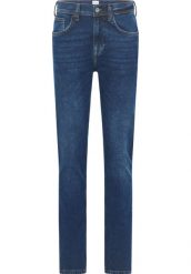 MUSTANG Style Orlando Slim MĘSKIE SPODNIE JEANSOWE DENIM BLUE 1013418 5000 783. Niebieskie spodnie materiałowe męskie Mustang, bez wzorów, z denimu. Za 229.99 zł.