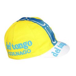 Czapka rowerowa Gist Equipe Vintage Del Tongo. Żółte czapki męskie GIST, bez wzorów, eleganckie. Za 118.50 zł.
