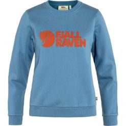 Bluza bawełniana damska Fjallraven Logo Sweater. Niebieskie bluzy bez kaptura damskie FJÄLRÄVEN KANKEEN, m, z bawełny. Za 398.99 zł.