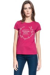 DAMSKI T-SHIRT MUSTANG ALINA C PRINT 1010748 8354. T-shirty damskie Mustang, s, bez wzorów, bez kołnierzyka. Za 69.99 zł.