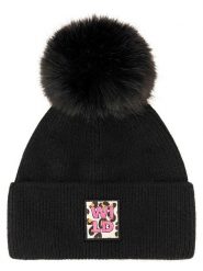 Zwillingsherz Czapka "Wild Leo" w kolorze czarnym rozmiar: onesize. Czarne czapki zimowe damskie Zwillingsherz, z materiału. Za 134.95 zł.