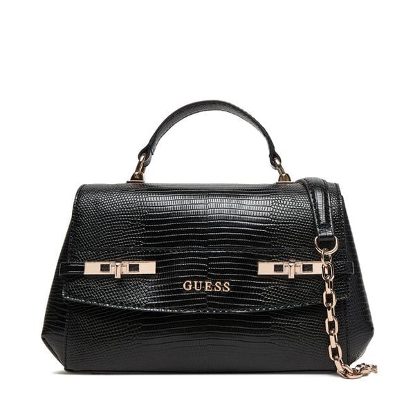 Torebka Guess. Czarne torebki klasyczne damskie Guess, z aplikacjami, bez dodatków. Za 639.99 zł.