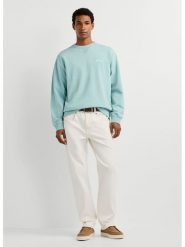 Pepe Jeans Bluza "John" w kolorze błękitnym rozmiar: M. Niebieskie bluzy bez kaptura męskie Pepe Jeans, m, z bawełny. Za 144.92 zł.