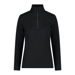 Kurtka polarowa softech z półzamkiem dla kobiet CMP. Czarne kurtki damskie CMP, na zimę, xs, bez wzorów, z polaru, bez kaptura. Za 428.25 zł.