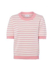 Nümph Sweter - Numari Kobiety Bawełna różowy, XXL. Czerwone swetry klasyczne damskie Nümph, na lato, xxl, z bawełny, bez kołnierzyka. Za 139.95 zł.
