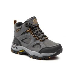 Buty trekkingowe męskie SKECHERS ARCH FIT DAWSON skóra. Szare buty trekkingowe męskie Skechers, ze skóry, bez zapięcia. Za 380.00 zł.