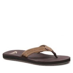 Japonki Quiksilver. Brązowe klapki i japonki męskie Quiksilver. Za 109.99 zł.