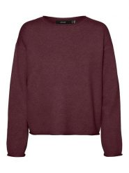 Vero Moda Sweter w kolorze bordowym rozmiar: S. Czerwone swetry klasyczne damskie Vero Moda, s, z włókna, bez kołnierzyka. Za 100.28 zł.