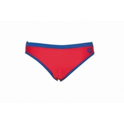 Kąpielówki slipy męskie na basen Arena Fundamentals Mid Brief. Czerwone kąpielówki męskie Arena, l, bez wzorów, do pływania. Za 49.99 zł.