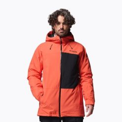 Kurtka narciarska męska Columbia Winter District III. Brązowe kurtki męskie Columbia, m, bez wzorów, bez kaptura, narciarskie. Za 849.99 zł.